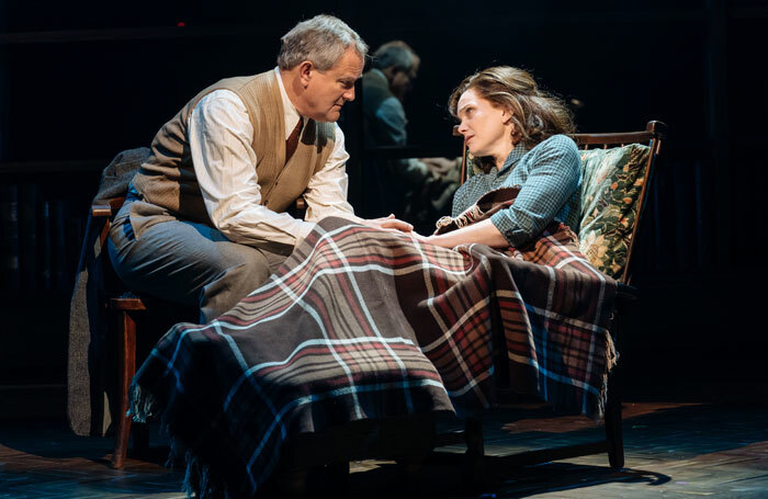 Hugh Bonneville and Liz White in Shadowlands at Chichester Festival Theatre. Photo: Manuel Harlan