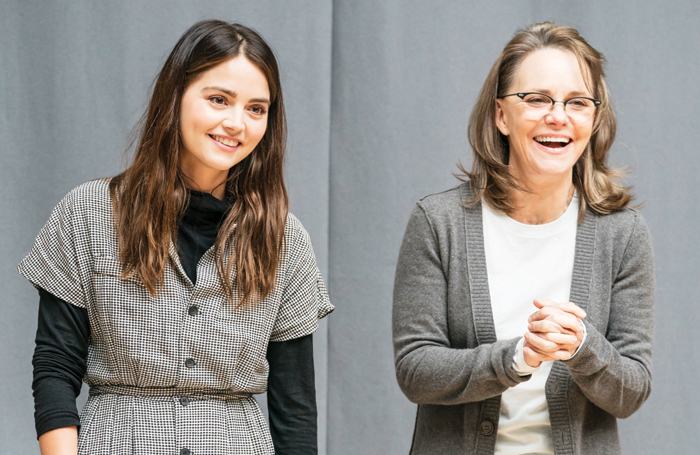 Sally Field and Jenna Coleman in rehearsals for All My Sons. Photo: Johan Persson