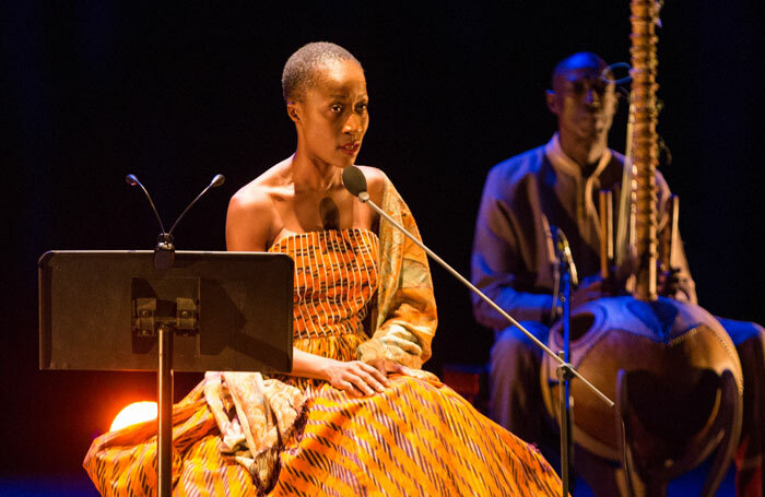 Rokia Traoré performing Dream Mandé: Djata. Photo: Summer Dean