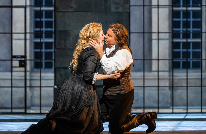 Roberto Alagna and Sondra Radvanovsky in Andrea Chenier at the Royal Opera House. Photo: Tristram Kenton