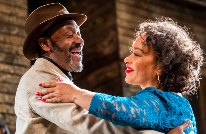 Lenny Henry and Martina Laird in King Hedley II at Theatre Royal Stratford East. Photo: Tristram Kenton