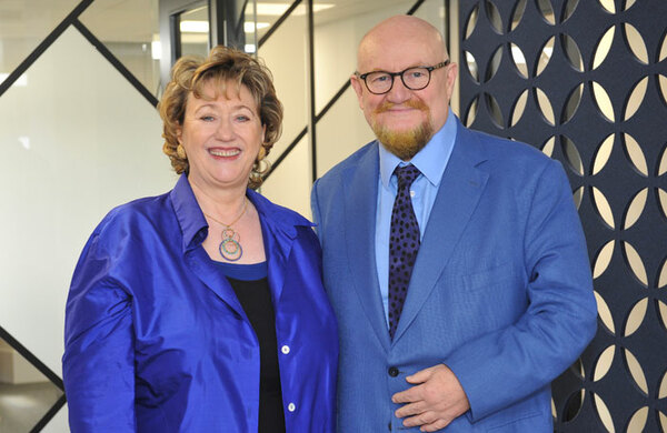 Howard Panter and Rosemary Squire open new Trafalgar Entertainment HQ in Woking