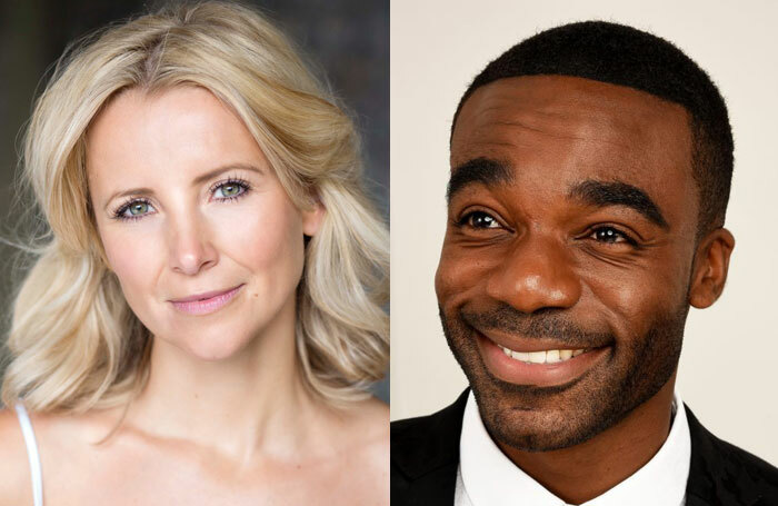Carley Stenson and Ore Oduba, who will joins Jason Manford in the Curtains revival