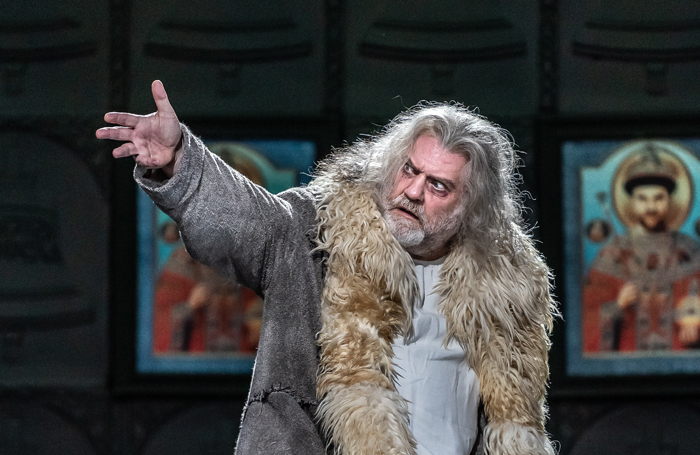 Bryn Terfel in Boris Godunov at the Royal Opera House. Photo: Clive Barda