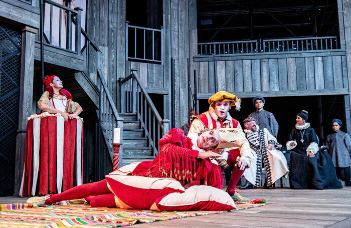 The cast of Hamlet at Shakespeare's Rose Theatre, York. Photo: Charlotte Graham