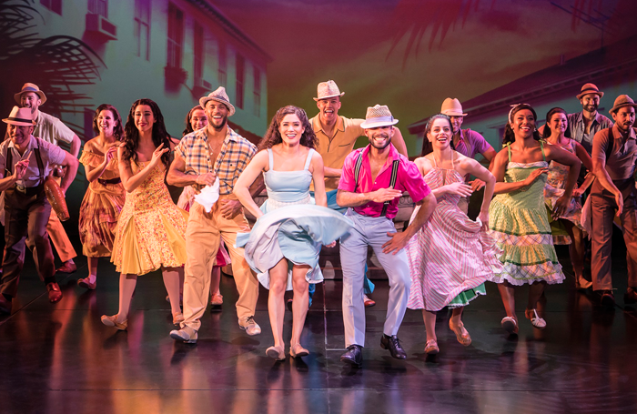 A scene from On Your Feet! at the London Coliseum. Photo: Johan Persson