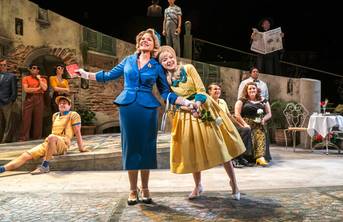 Renée Fleming and Dove Cameron in The Light in The Piazza at Royal Festival Hall. Photo: Tristram Kenton