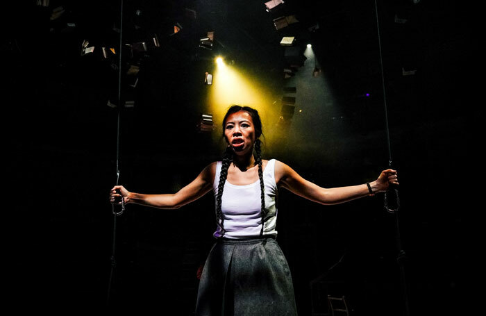 Suni La in The Strange Undoing of Prudencia Hart at New Vic Theatre, Newcastle-under-Lyme. Photo: Andrew Billington