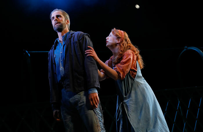 Harry Long and Fiona Wood in The Crucible at Pitlochry Festival Theatre