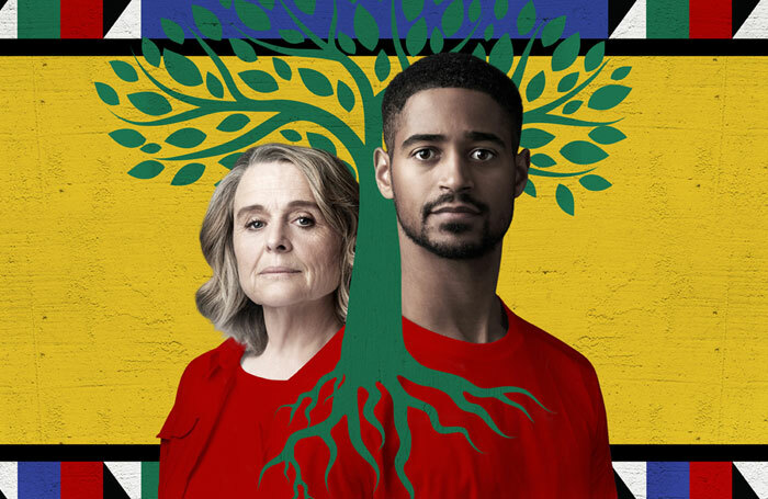 Promotional image for Tree, starring Sinéad Cusack and Alfred Enoch. Photo: Marc Brenner