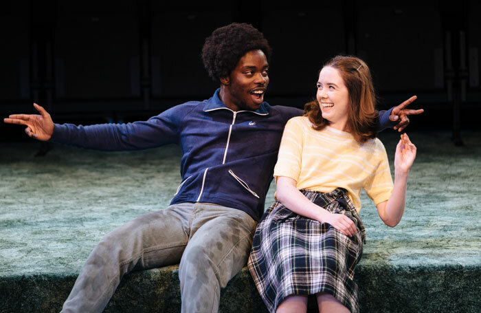 Jonathan Ajayi and Tilly Steele in Strange Fruit at the Bush Theatre. Photo: Helen Murray