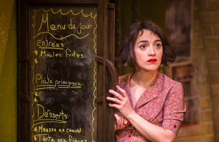 Audrey Brisson in Amelie at Watermill Theatre, Newbury. Photo: Pamela Raith