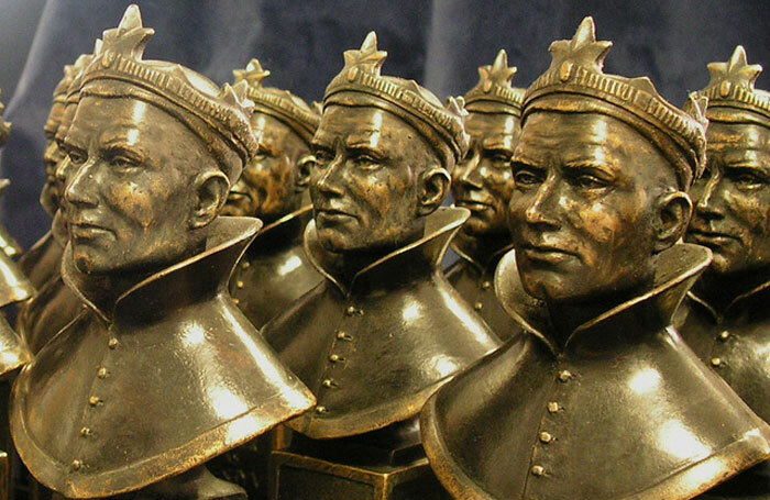 Olivier award statuettes
