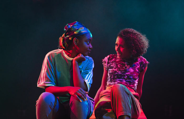 Tia Bannon and Danielle Vitalis in  Seven Methods of Killing Kylie Jenner at Royal Court, London. Photo: Helen Murray