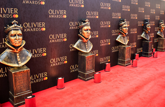 The Olivier Awards red carpet. Photo: Pamela Raith