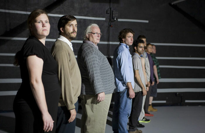 The cast of 8:8 at Summerhall, Edinburgh. Photo: Nelly Rodriguez