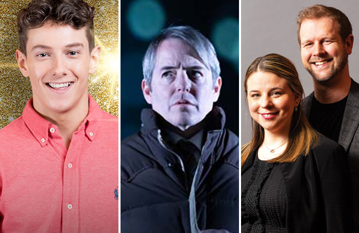 Jac Yarrow, Matthew Broderick and Irene Sankoff and David Hein – all nominated for The Stage Debut Awards. Photos: Marc Brenner/Andrew Rowat