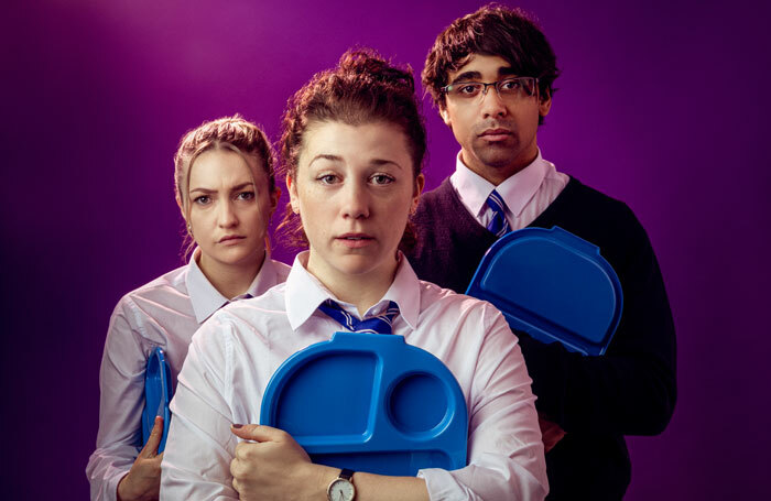 Lizzie Mounter, Jessica Temple and Luke Grant in Who Cares at Summmerhall, Edinburgh