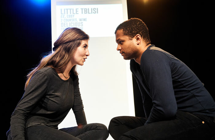 Alice McCarthy, Olivier Huband in Such Filthy F*cks at Pleasance Dome, Edinburgh. Photo: Alex Brenner