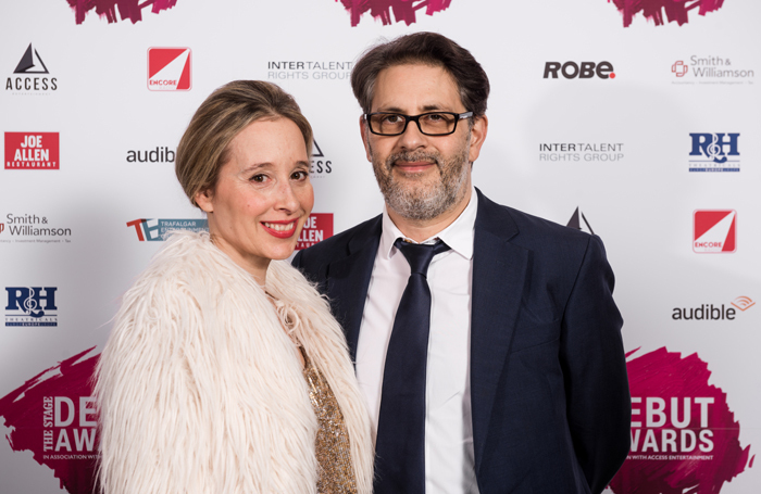 Access Entertainment president Danny Cohen and his wife Noreena Hertz at last year's The Stage Debut Awards. Photo: Alex Brenner