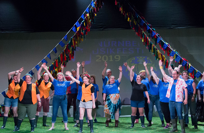 A scene from Fulham Opera's Die Meistersinger von Nürnberg. Photo: Matthew Coughlan