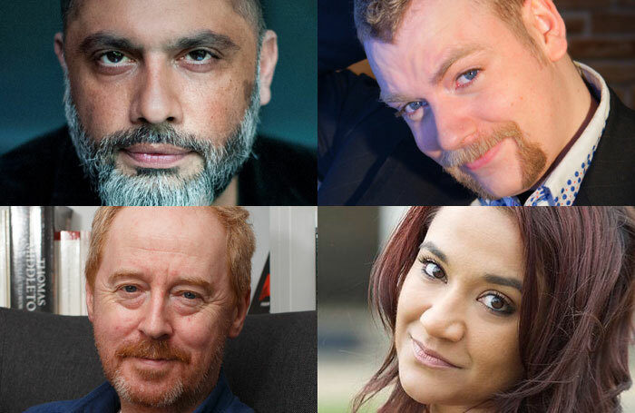 The Boy in the Dress cast members (clockwise) Irvine Iqbal, Rufus Hound, Natasha Lewis and Forbes Masson