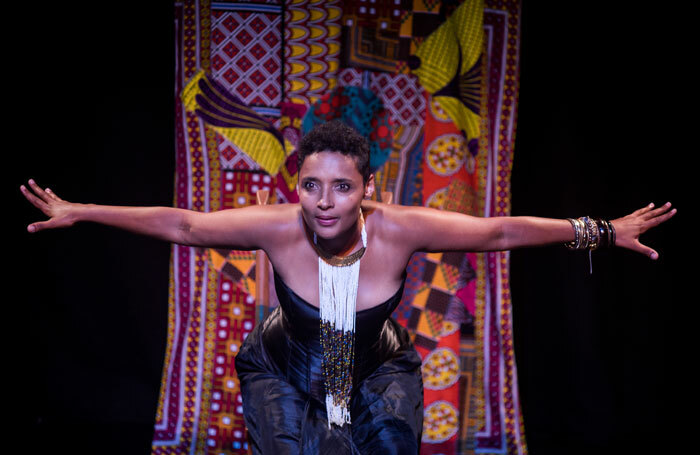 Mara Menzies in Blood and Gold at Scottish Storytelling Centre, Edinburgh. Photo: Kat Gollock