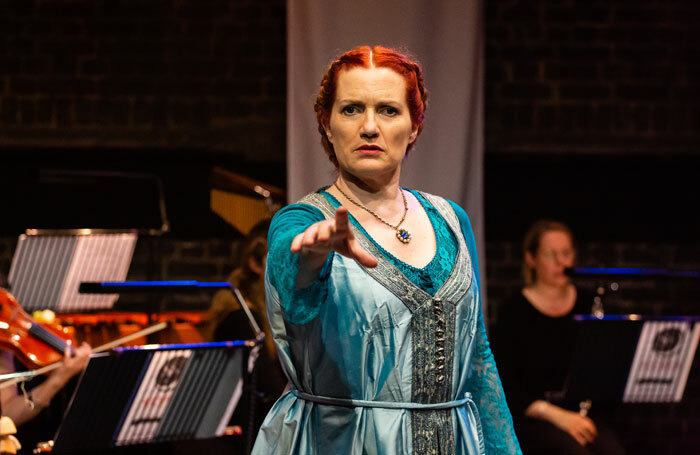 Joanna Roughton-Arnold in Hotspur/Pierrot Lunaire at Arcola Theatre, London