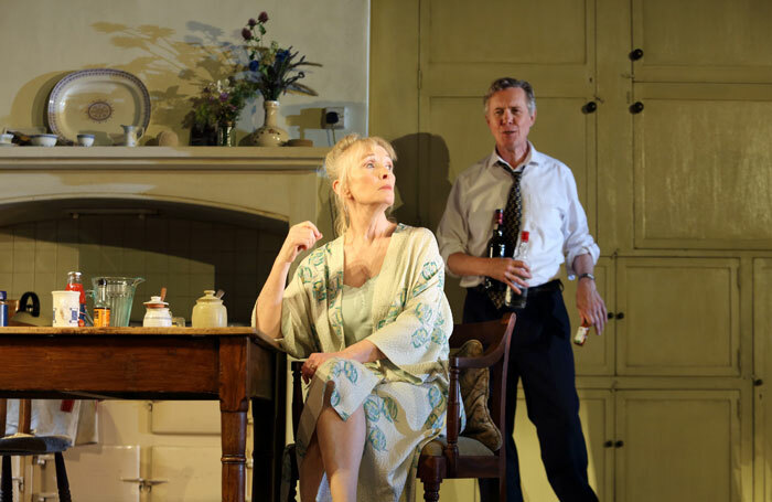 Lindsay Duncan and Alex Jennings in Hansard at National Theatre, London. Photo: Catherine Ashmore