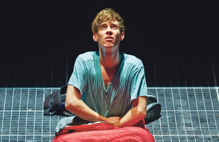 Luke Treadaway in Curious Incident at the Apollo Theatre, London (2017). Photo: Brinkhoff/Mogenburg