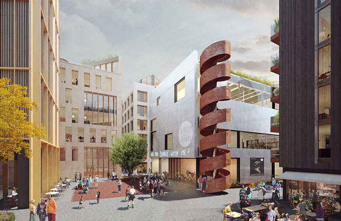Architect's impression of the Dance Space in Brighton. Photo: Shedkm