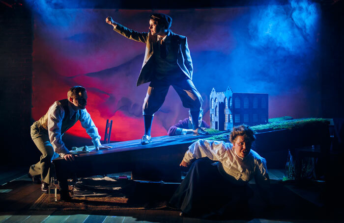 The cast of The Hound of the Baskervilles at Northern Stage. Photo: Topher McGrillis