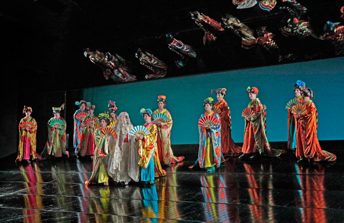 The cast of Madama Butterfly at the New York Metropolitan Opera