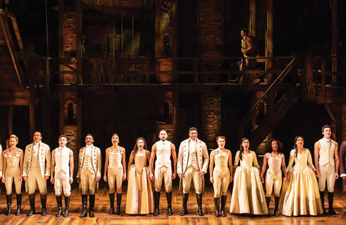 The current West End cast of Hamilton. Photo: Helen Maybanks