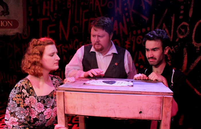 Reece Connolly, Caroline Buckley, and Christopher Keegan in Last Orders: The Haunting of the Old Red Lion, London