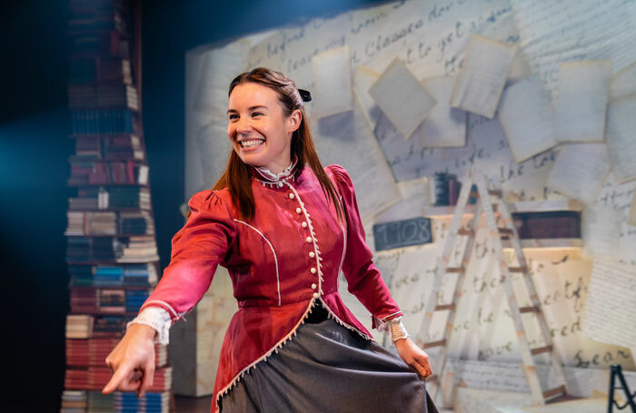 Rebecca Jayne-Davies in Daddy Long Legs at the Barn Theatre, Cirencester. Photo: Evoke Pictures