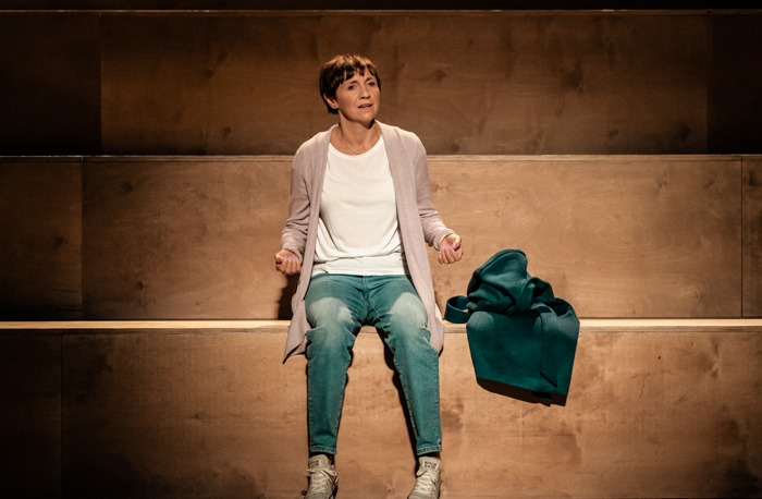 Rebecca Manley in Light Falls at Royal Exchange Theatre, Manchester. Photo:  Manuel Harlan