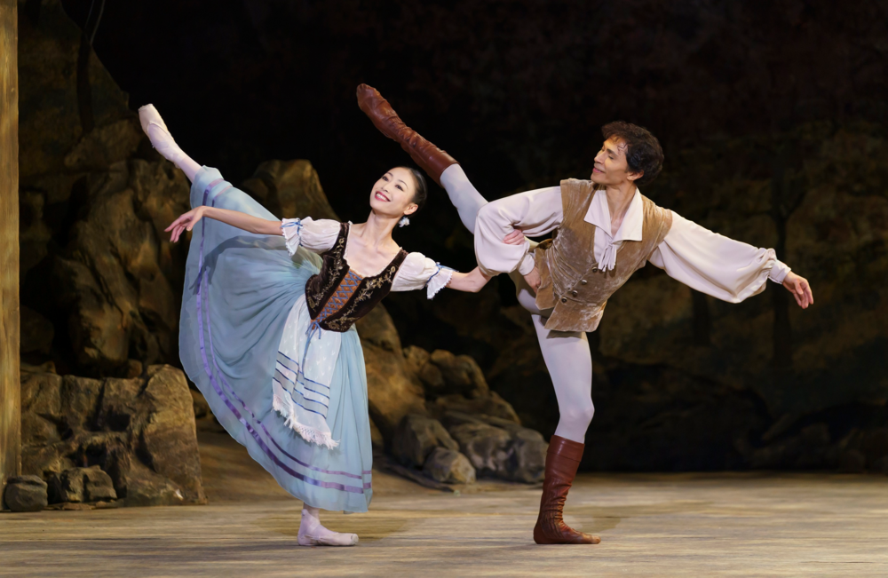 Momoko Hirata and Cesar Morales in Giselle at Sadler's Wells, London. Photo: Bill Cooper