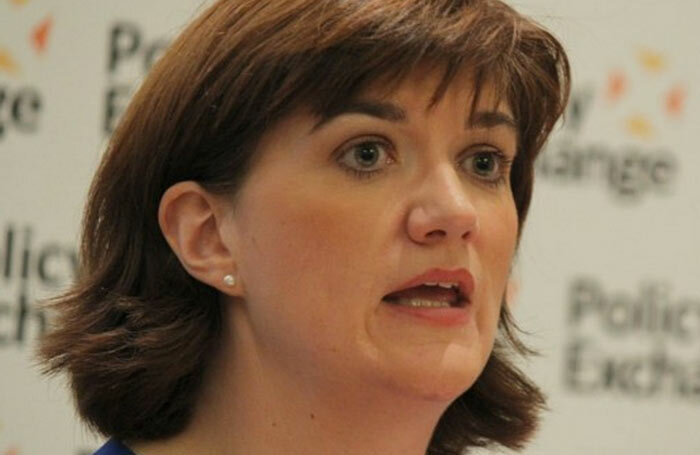 Nicky Morgan. Photo: Policy Exchange