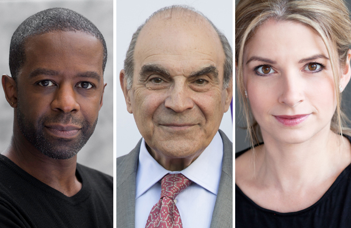 Adrian Lester, David Suchet and Caroline Sheen all shared stories about jobs they had done in-between acting roles. Photos: Ed Miles/Ross Ferguson