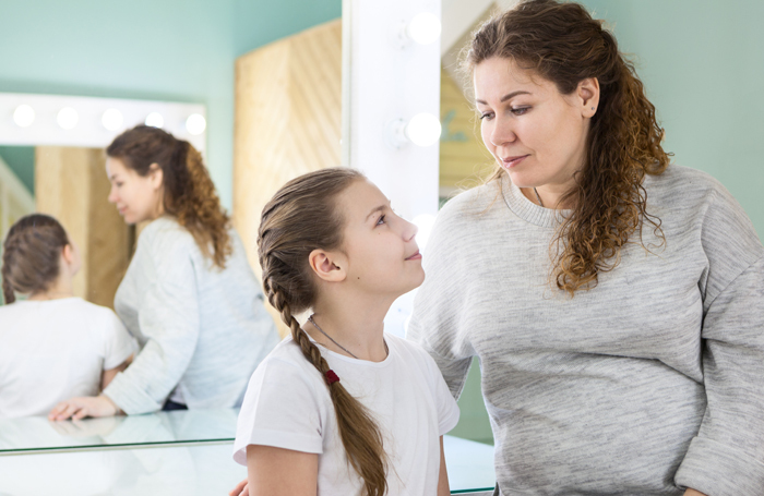Mother and daughter in a dressing room: the Actors’ Children’s Trust says actors make terrific and 
creative parents. Photo: Shutterstock