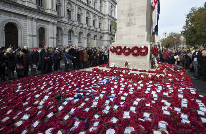 Remembrance Day at the London Cenotaph. Photo: Shutterstock