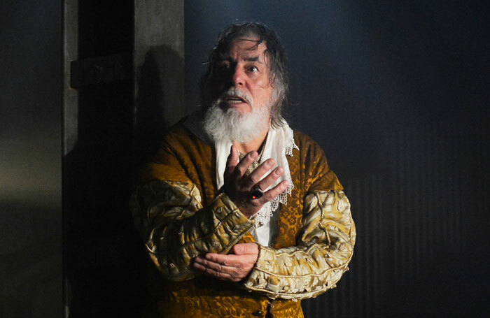 Barrie Rutter in King Lear at the Viaduct, Halifax. Photo: Nobby Clark