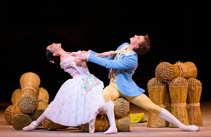 Laura Morera and Vadim Muntagirov in the Royal Ballet's La Fille Mal Gardee. Photo: Tristram Kenton