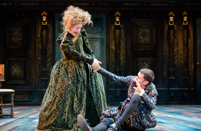 Claire Price and Joseph Arkley in The Taming of the Shrew. Photo: Ikin Yum