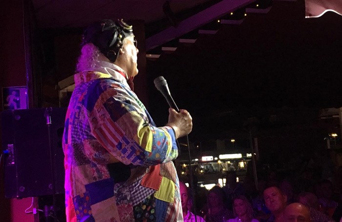 Roy Chubby Brown performing in Gran Canaria. Photo: Roy Chubby Brown