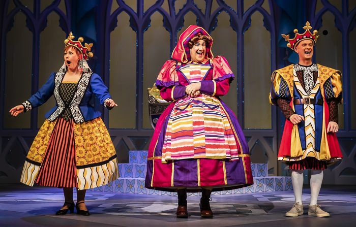 The cast of Sleeping Beauty at Nottingham Playhouse. Photo: Pamela Raith