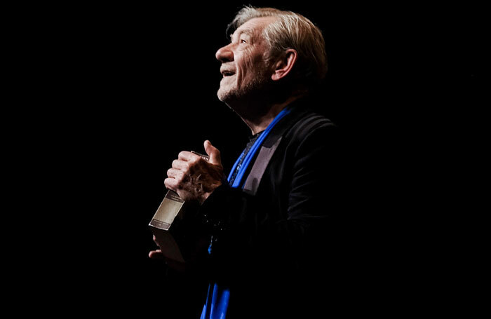Ian McKellen in On Stage – his one man touring show. Photo: Frederic Aranda
