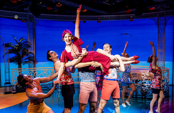 Tiffany Graves (centre) in The Boy Friend at London's Menier Chocolate Factory. Photo: Tristram Kenton