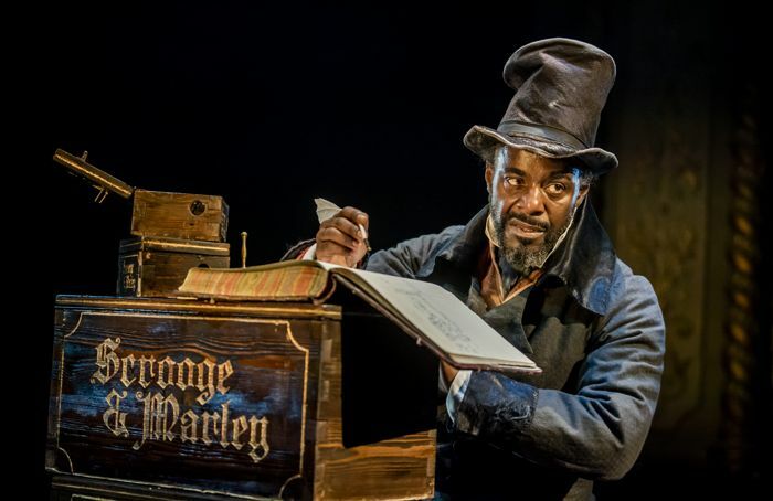 Paterson Joseph in A Christmas Carol at the Old Vic, London. Photo: Tristram Kenton